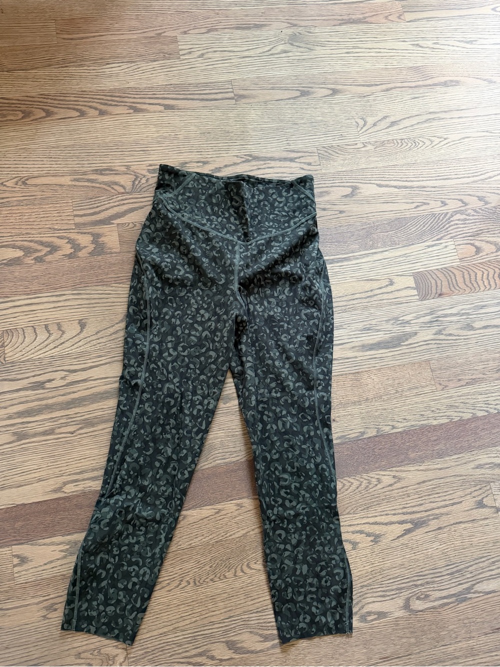 lululemon athletica Charcoal Leopard High-Rise Leggings